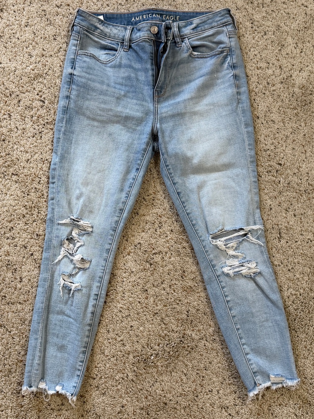 American Eagle Cropped Jeggings 8S